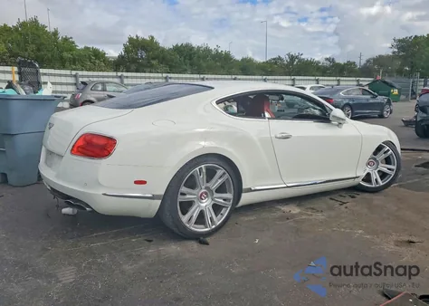 2014 Bentley Continental Gt V8 z USA, uszkodzony, nr VIN SCBFT7ZA5EC095220